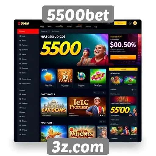 Interface do 5500bet melhora experiência do usuário