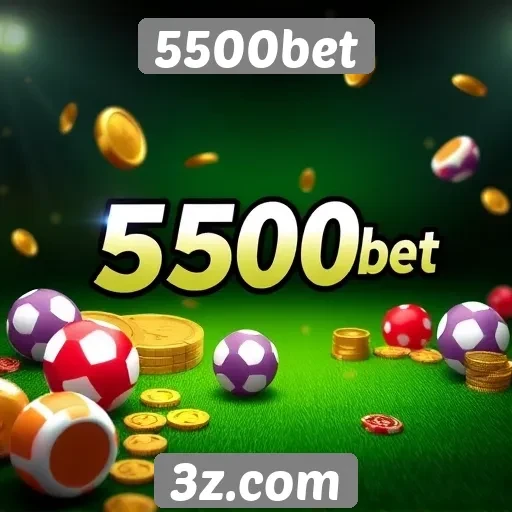 Variedade de jogos oferecidos pelo site 5500bet